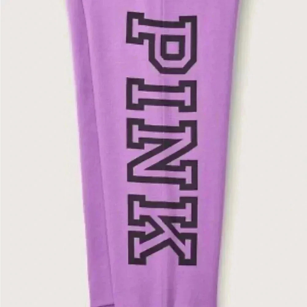 NWT VS Victoria’s Secret PINK Everyday Amethyst Purple Skinny Jogger XL - Picture 5 of 6